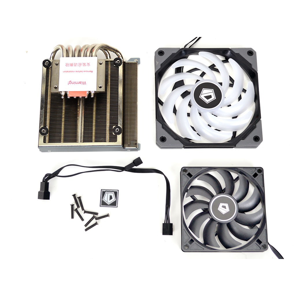 Tản nhiệt khí CPU ID-Cooling IS-60 EVO ARGB - Chính hãng, 2 Fan, cực mỏng phù hợp ITX, mITX, HTPC, LED 5V 3Pin đồng bộ