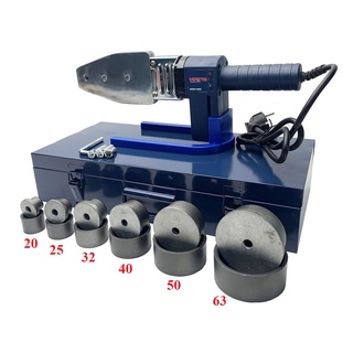 Máy hàn nhiệt 1000W ống nước PPR với 6 đầu hàn 20-63mm (cao cấp)