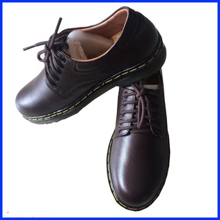 Giày Doctor nam buộc dây da bò màu nâu thời trang nam cao cấp  TH074