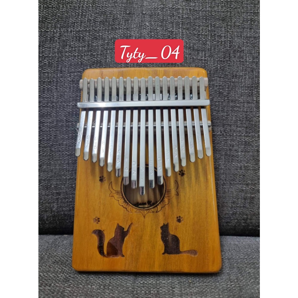 Đàn Kalimba 17 phím gỗ Mahogany âm vang [tặng full phụ kiện] TYTYmusic