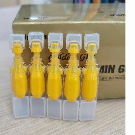 5 ống tinh chất nghệ Nano Curcumin Gold Hàn Quốc