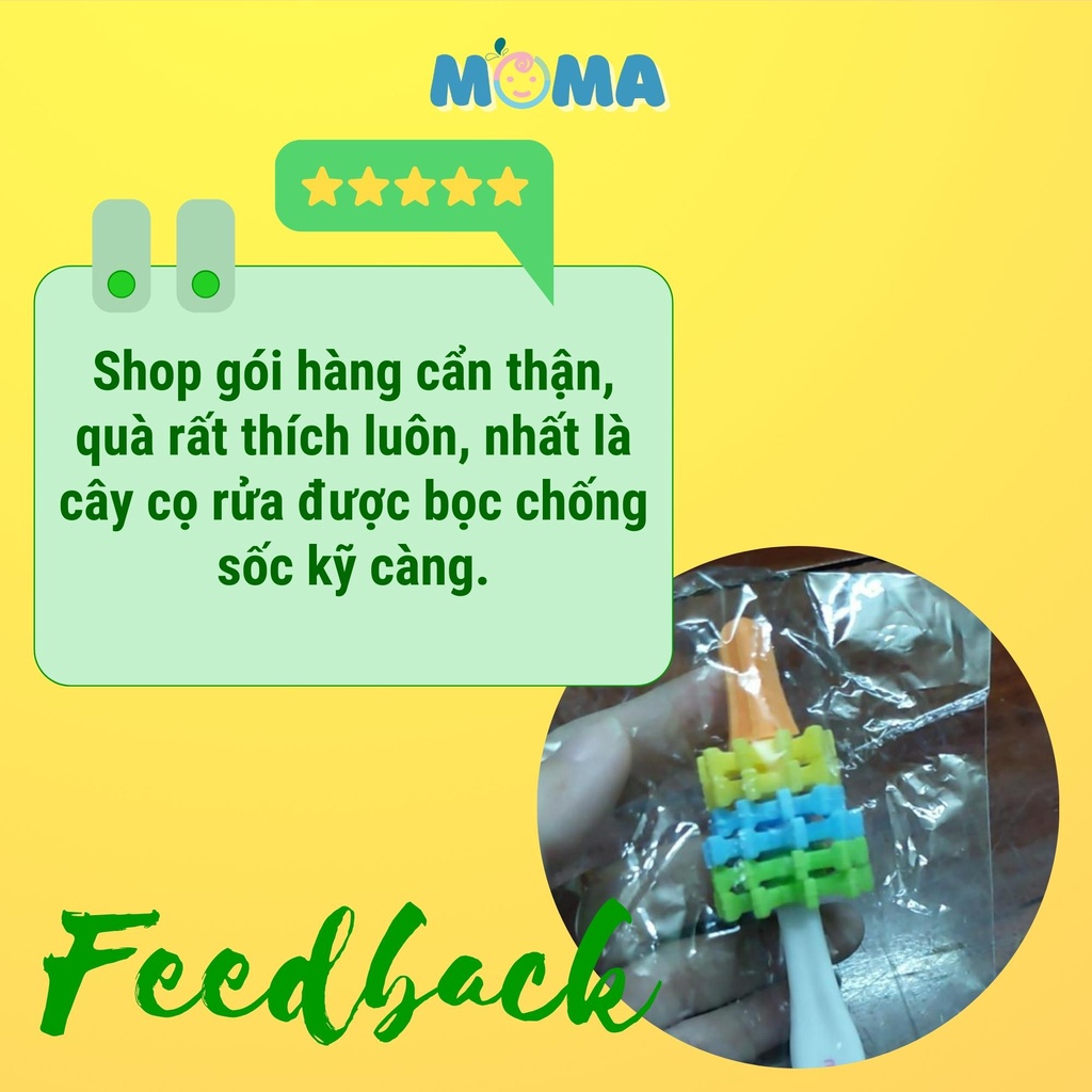 Chổi Cọ Rửa Núm Ti Mama's Choice, hàng chính hãng, mới 100%, Silicone siêu mềm, độ bền cao, làm sạch mọi ngóc ngách