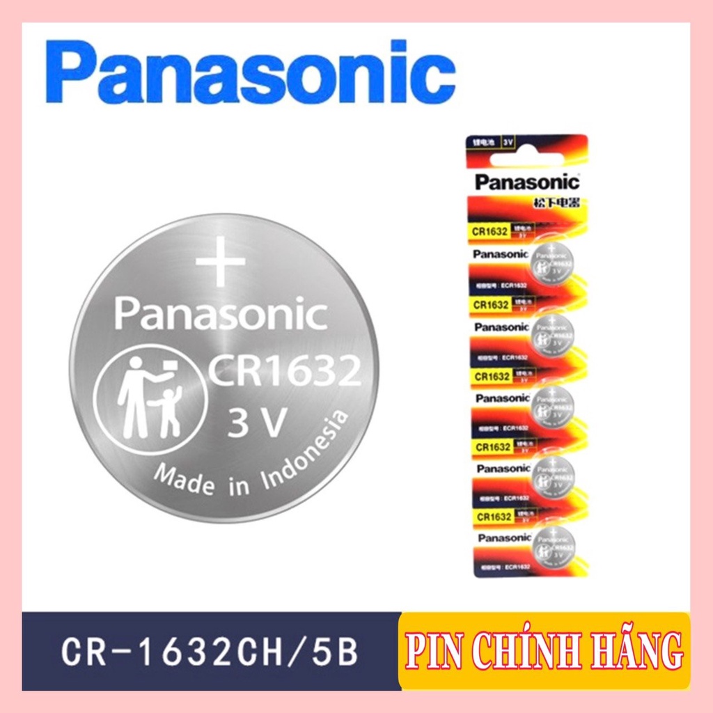 Pin Khuy Cúc Áo Panasonic CR2032 - CR2025 - CR2016 - CR1632 - CR1620 - CR1616 - CR1220 - CR2450 3V