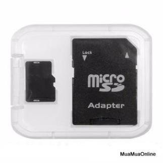 ☼Giá Hủy Diệt☼ Adapter Thẻ Nhớ Và Hộp Nhựa, Chuyển Đổi Thẻ Microsd Thành Sd