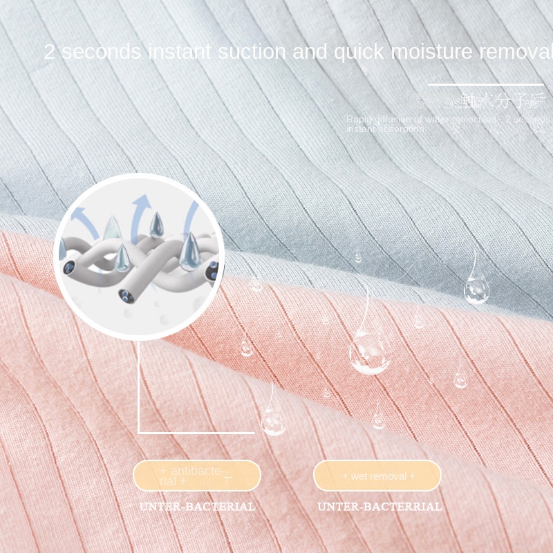 Quần Lót Cotton Lưng Vừa Thoáng Khí Kháng Khuẩn Thoải Mái Cho Nữ