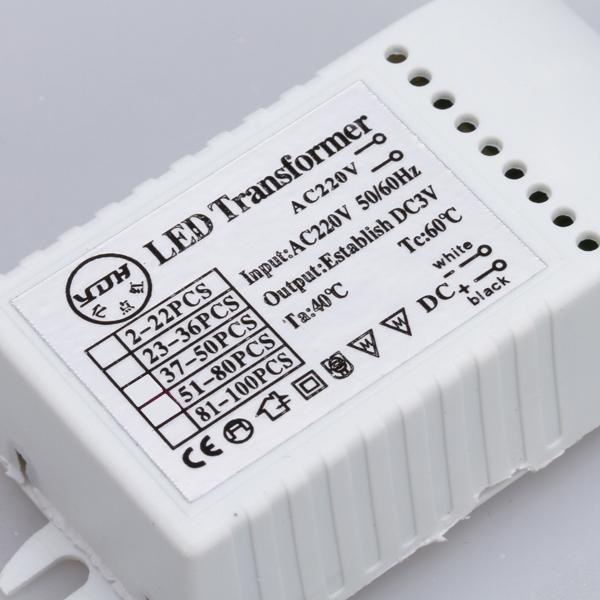 Máy biến áp nguồn điện AC 220V cho 37-50 cái bóng đèn LED