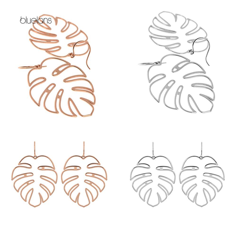 Đôi Bông Tai Hình Chiếc Lá Thời Trang Cho Nữ