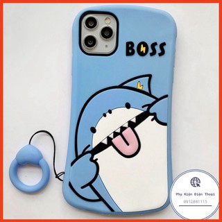 Ốp lưng Iphone 6plus 7plus 8plus X Xs max 11 11 pro max Ốp cá mập xanh  chống sốc Baby shark