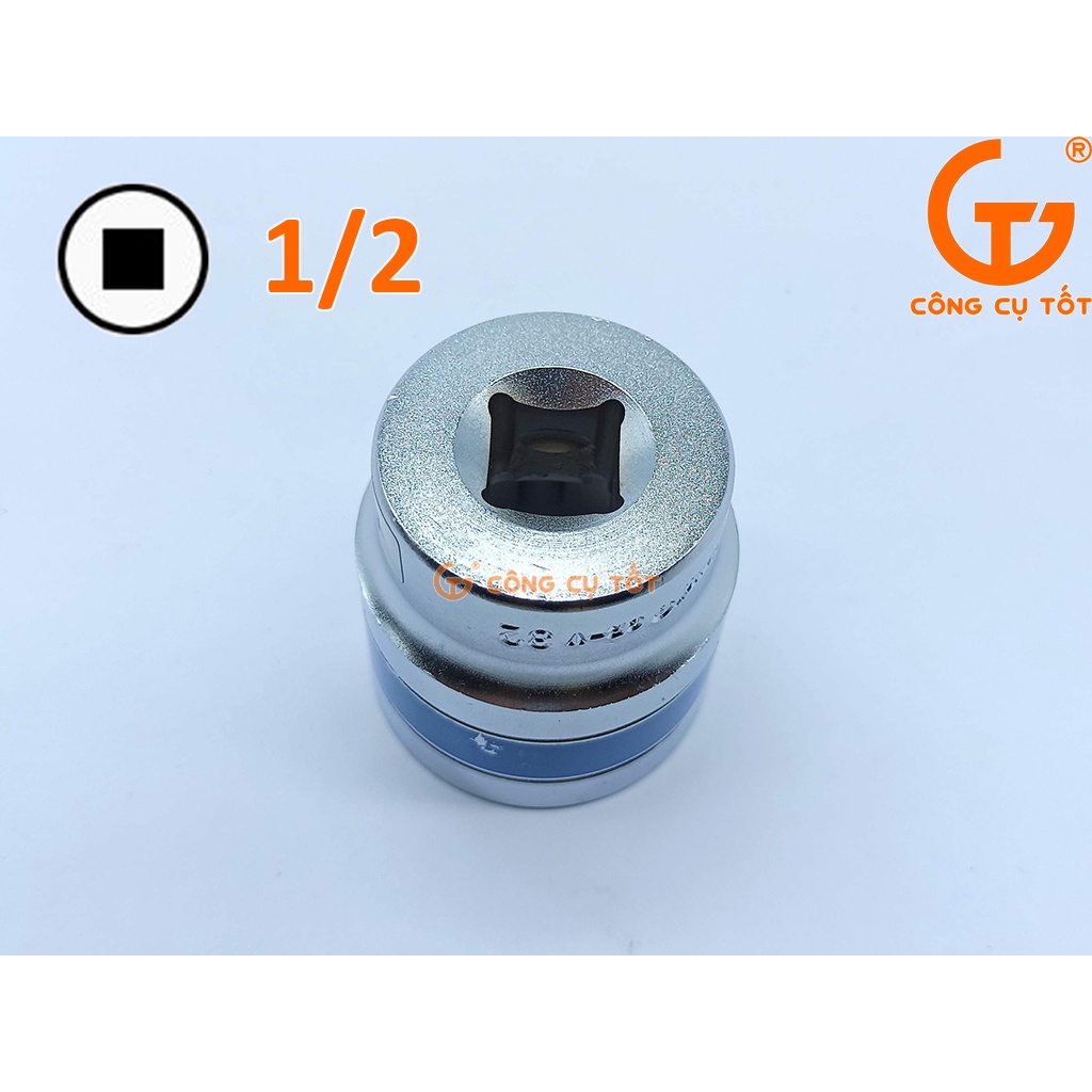 Bộ 19 đầu tuýp lục giác Standard 1/2inch 8-32mm