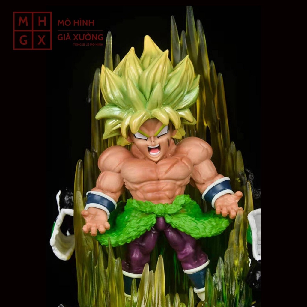 Mô hình Dragon Ball Broly Super Saiyan Có Đèn Led  - Cao 14cm mô hình figure 7 viên ngọc rồng giá xưởng