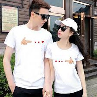 Áo thun cặp bắn tim