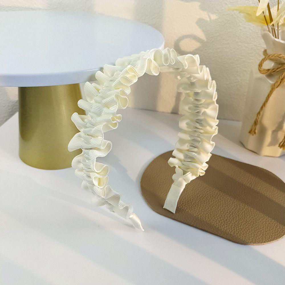 Băng Đô Cài Tóc Màu Trắng Đen Ngọt Ngào WMES15H Cho Nữ