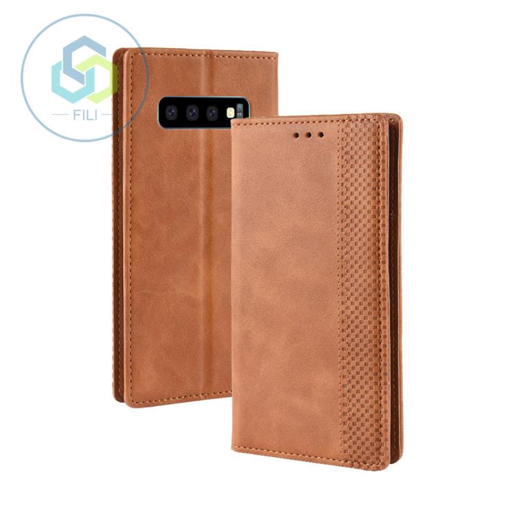 Bao Da Nắp Gập Nam Châm Phong Cách Retro Cho Samsung Galaxy S 10 Case Galaxy S 10 5g | BigBuy360 - bigbuy360.vn