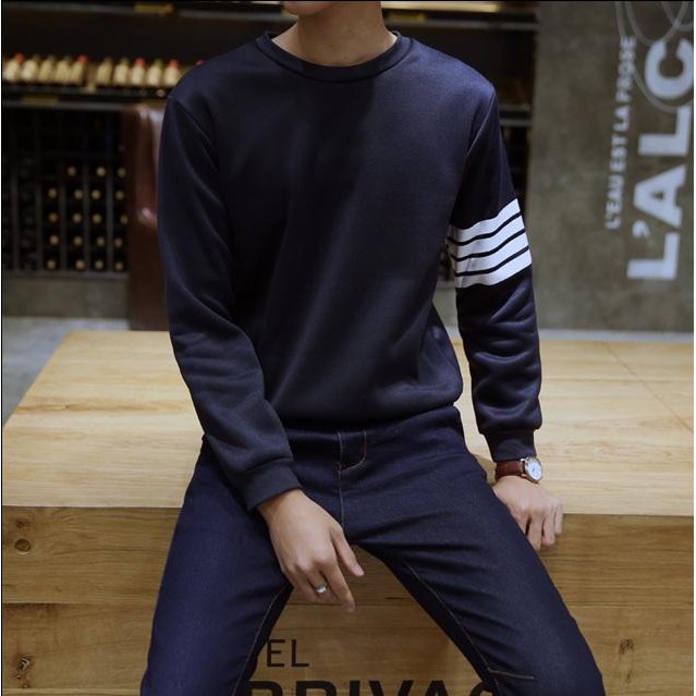 Áo nỉ nam nữ tay dài giữ nhiệt sweater ấm áp kiểu dáng thể thao KING SPORT