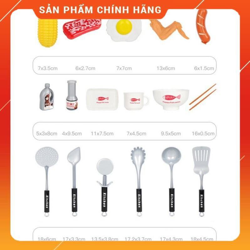 [Giảm 50%] Bộ Đồ Chơi Nấu Ăn 36 Món Cho Bé Tập Làm Đầu Bếp Sử Dụng Pin Như Thật