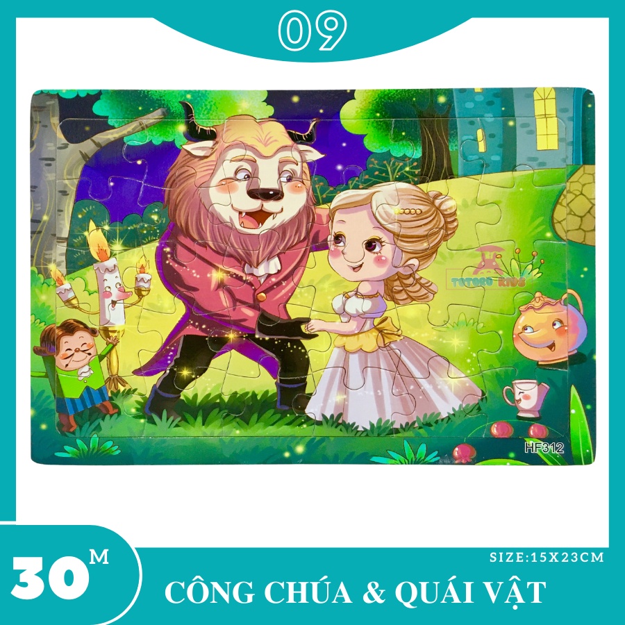 Tranh ghép hình 30 mảnh Tranh ghép hình câu chuyện cổ tích cho bé