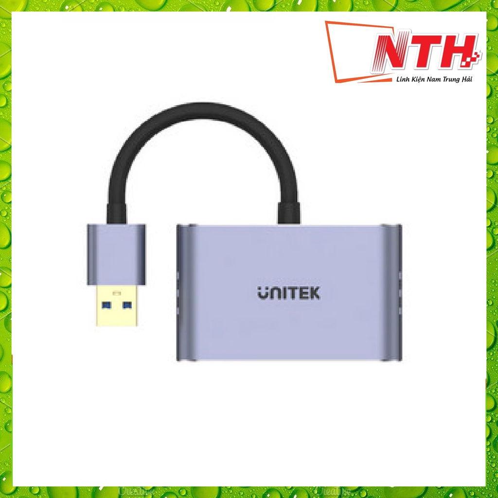 CÁP CHUYỂN ĐỔI CỔNG USB 3.0 RA CỔNG HDMI VÀ CỔNG VGA V1304A UNITEK