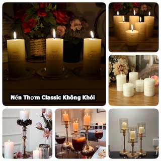 Nến Classic Pillar Không Khói