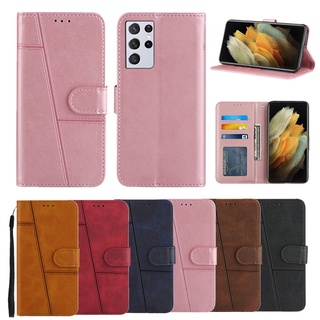 Bao nắp gập chất giả da cho điện thoại samsung galaxy s21 fe s21 ultra s21 plus s20 fe s20 lite s20 ultra s20 plus ốp