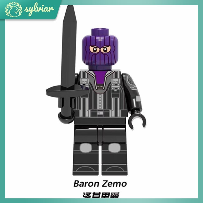 Mô Hình Lego Nhân Vật Black Widow Captain Americasr Falcon Taskmaster