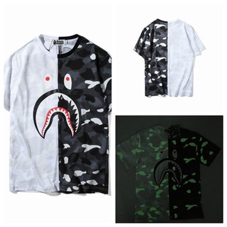 Áo thun Bape cá mập nam nữ,áo phông Bape cá mập,tee Bape shark