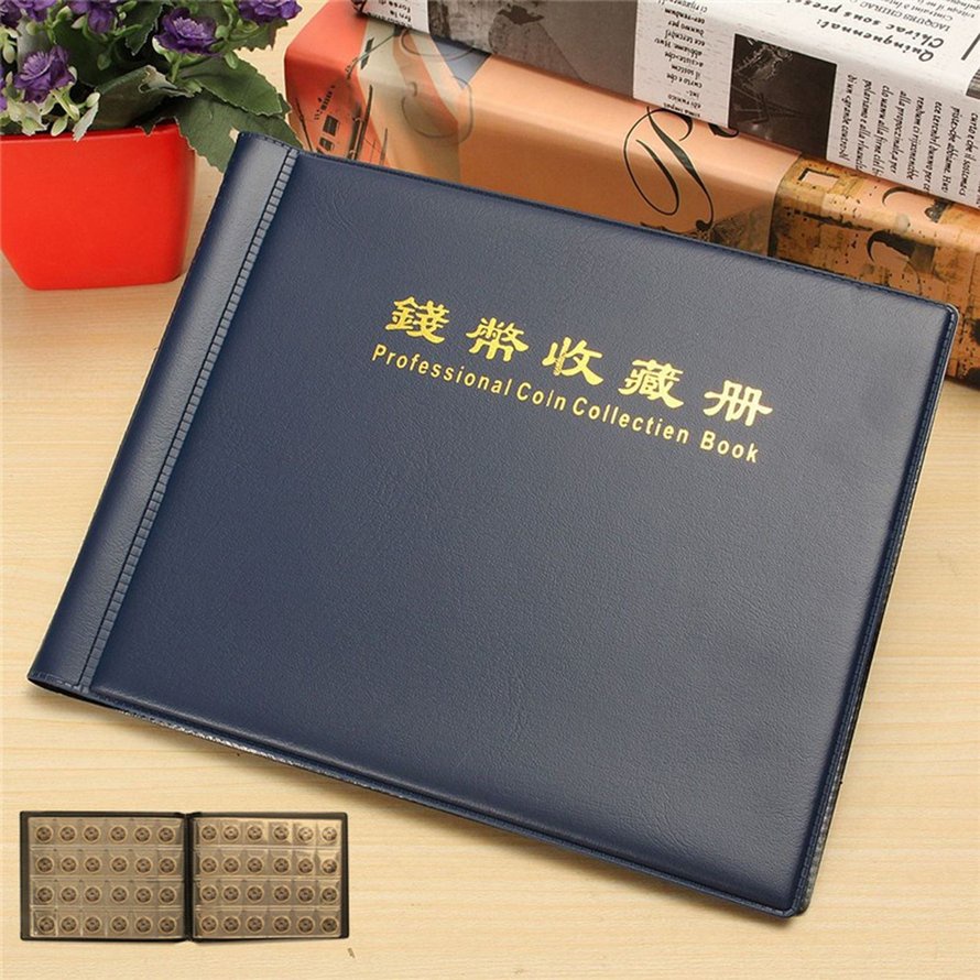 240 người nắm giữ Thu thập tiền Penny Sách sưu tập tiền xu Album lưu trữ