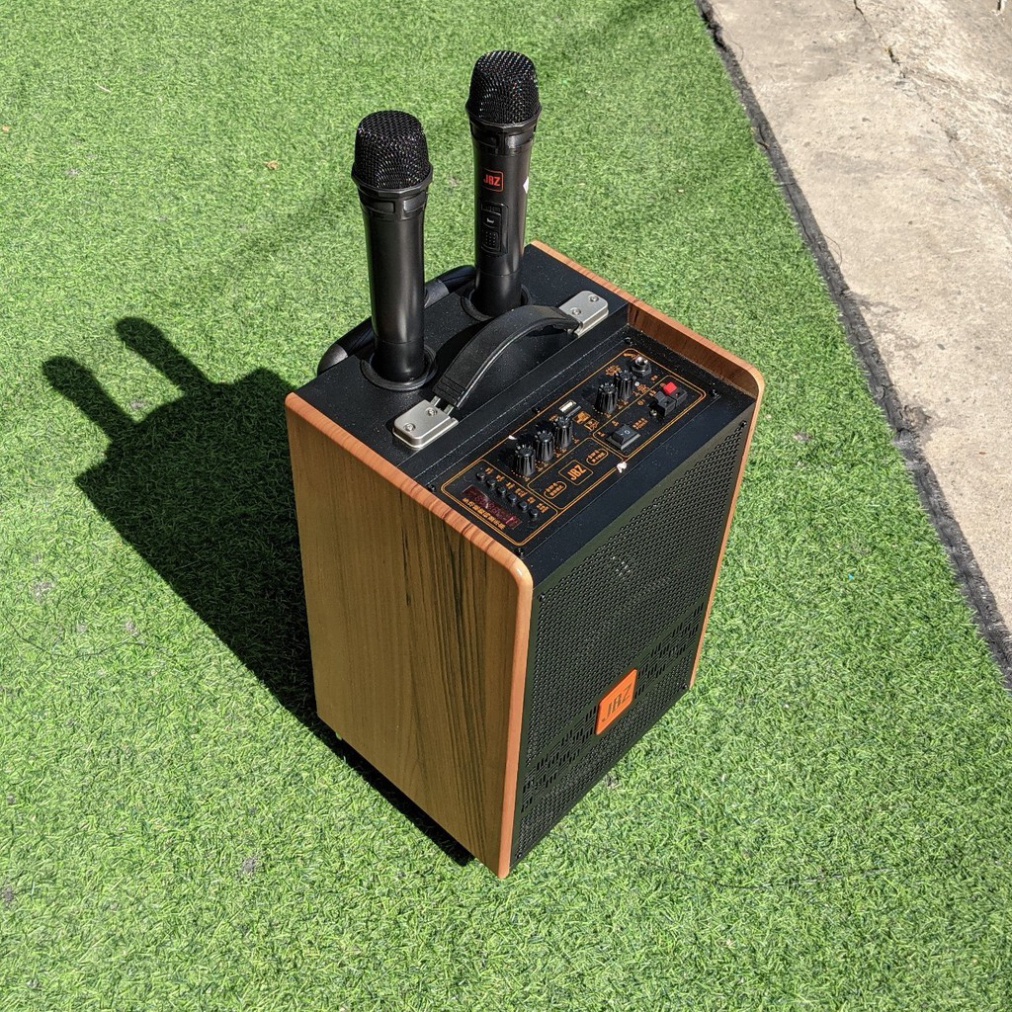 Loa kéo di động JBZ J2 - Bass 3 tấc - 2 đường tiếng công suất mạnh mẽ - Thiết kế nhỏ gọn, sang trọng - Tặng kèm 2 mic