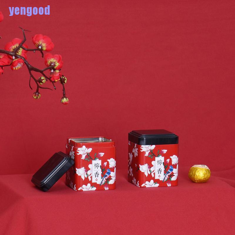 Bộ 2 Hộp Đựng Trà / Kẹo Hình Vuông Tiện Dụng