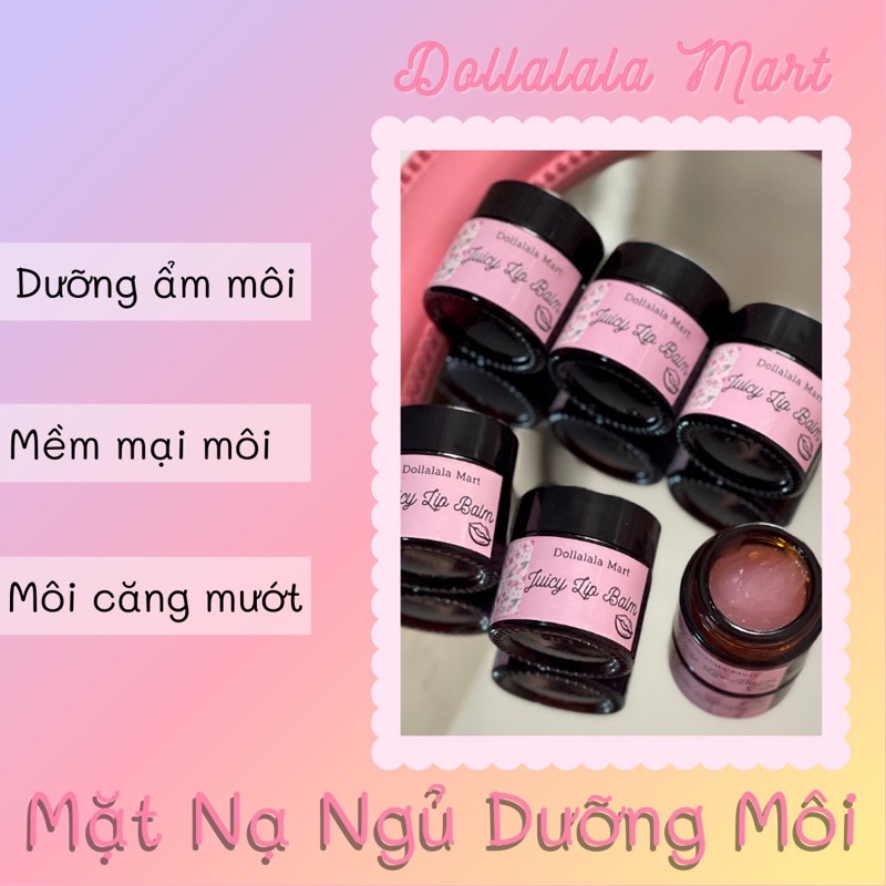 Mặt Nạ Dưỡng Môi Môi - Mặt Nạ Ngủ Cấp Ẩm Và Mềm Mượt Dành Cho Môi - Dollalala Mart