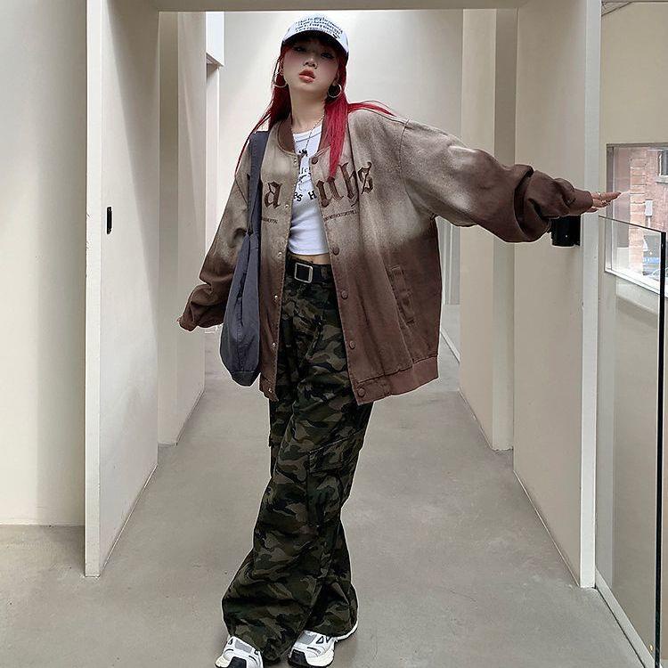 Áo Khoác Bóng Chày Phong Cách Retro Mỹ Thời Trang Xuân Thu Hàng Mới 2022