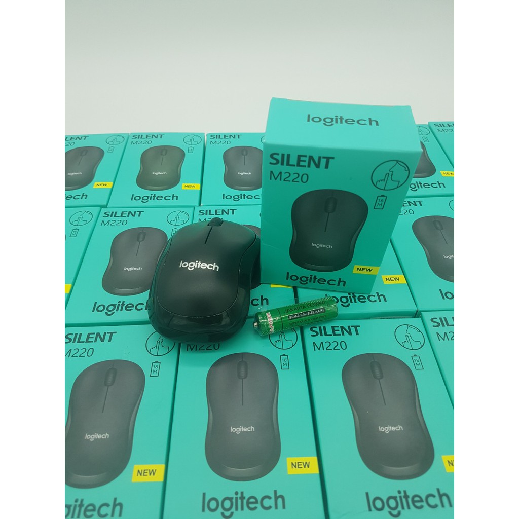 Chuột không dây Logitech M220 Silent