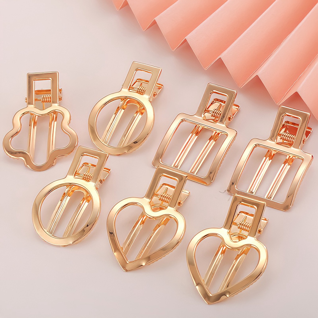 Phụ Kiện Kẹp Tóc Kim Loại Nhiều Kiểu Dáng Thời Trang Dành Cho Nữ