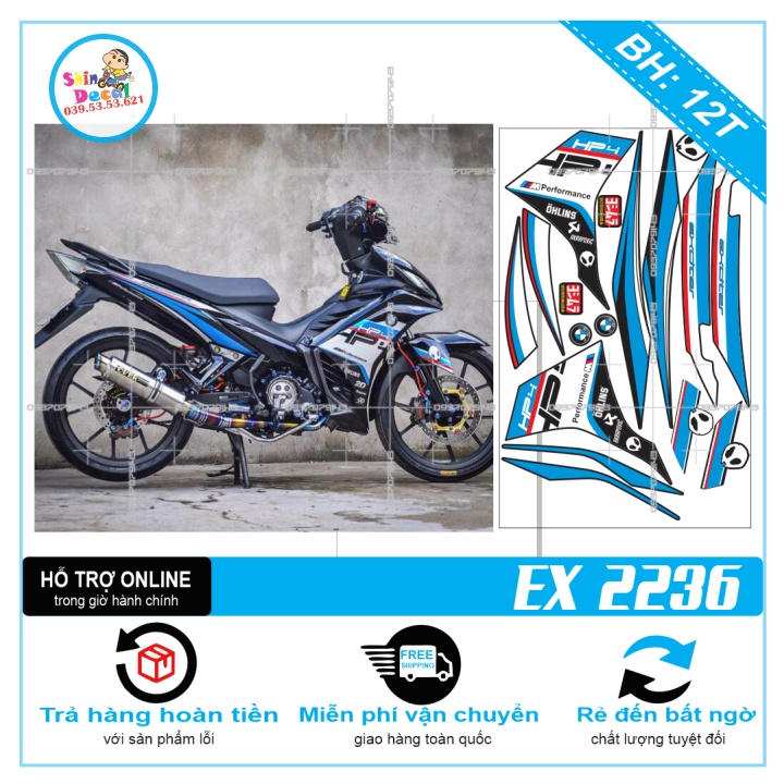 TEM RỜI EX 2011 HP4 -- SHIN DECAL 2