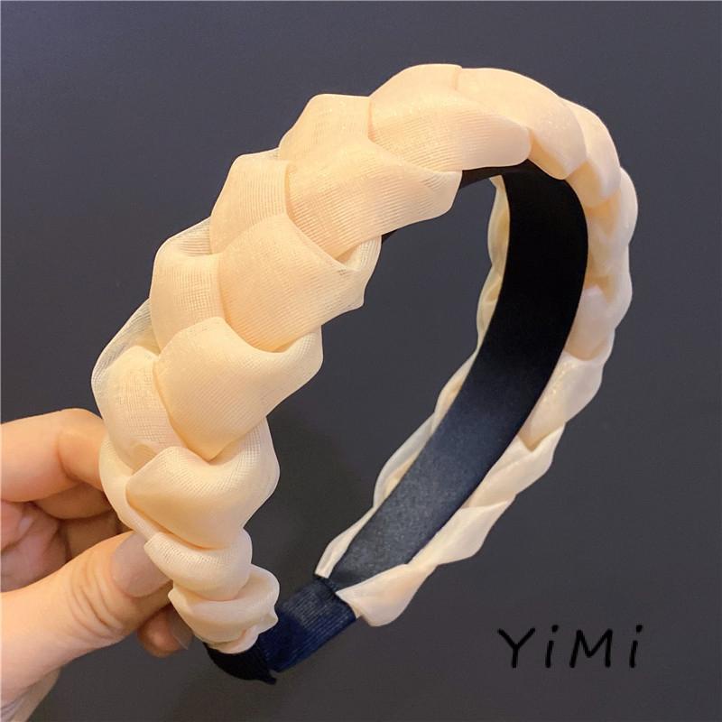 Băng Đô Cài Tóc Dạng Lưới Thắt Bím Phong Cách Cổ Điển Cho Nữ