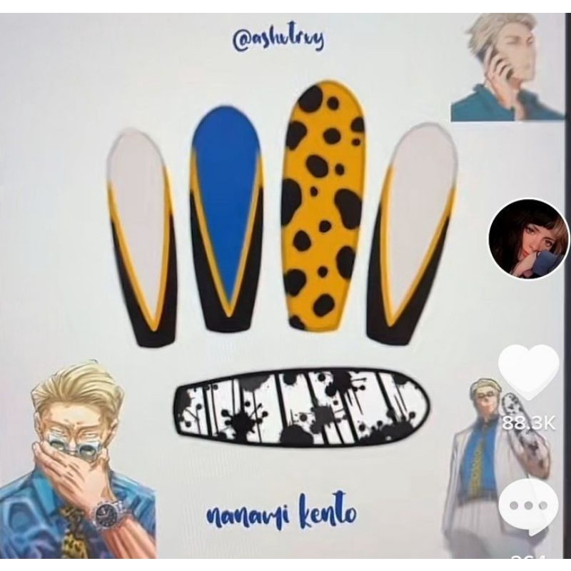 NailBox Art Design Jujutsu Kaisen