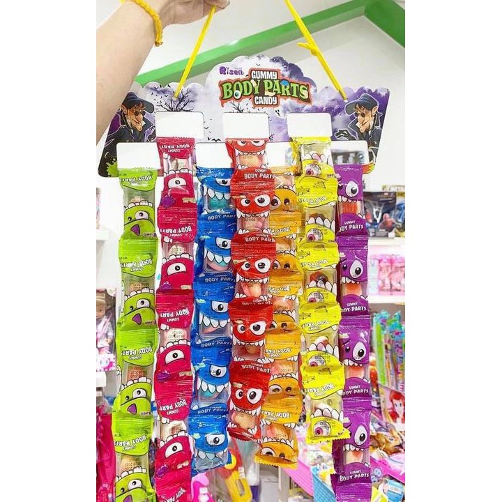 70 Gói Kẹo Dẻo Risen Gummy Body Parts