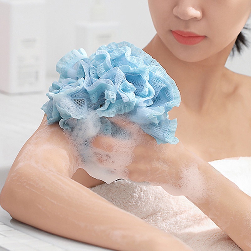 Bông Tắm Ren Phong Cách Hàn Quốc Tẩy Tế Bào Chết Tiện Dụng