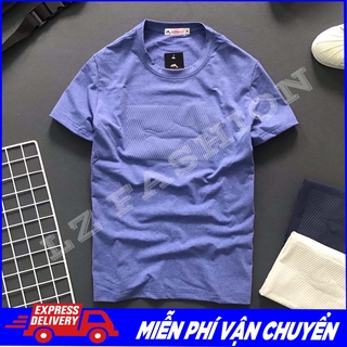 ÁO THUN NAM CỔ TRÒN CÁ HEO DẬP NỔI COTTON OCE - LZ FASHION - IW094