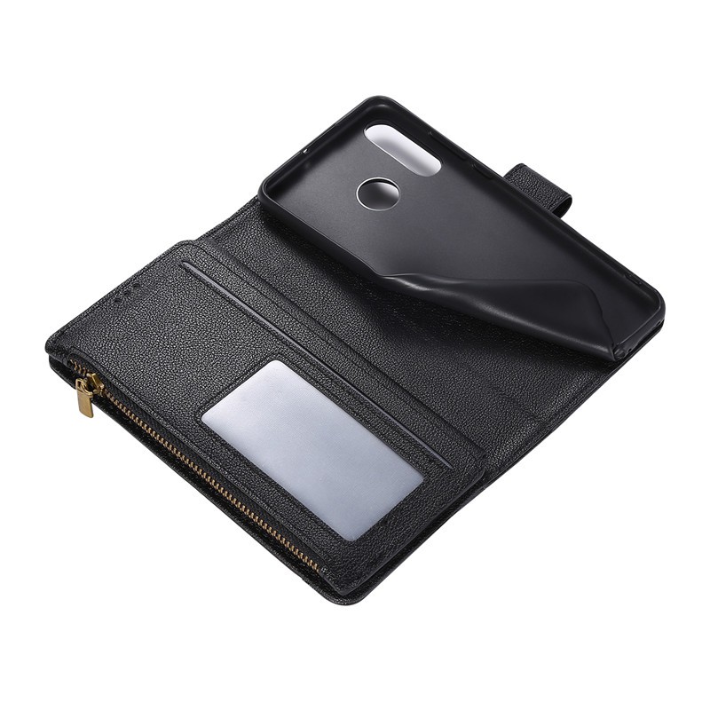 Bao da điện thoại nắp lật kiêm giá đỡ phối ví và ngăn đựng thẻ Huawei P30 Lite P30 Pro P20 Lite P20 Pro Nova 3E Nova 4E