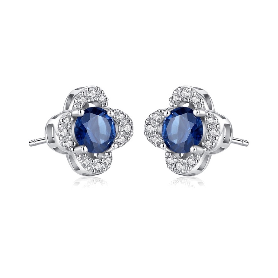 Bộ Trang Sức Bạc Nữ Thiết Kế Bông Hoa Xinh Đẹp Qúy Phái BDM2313 Bảo Ngọc Jewelry