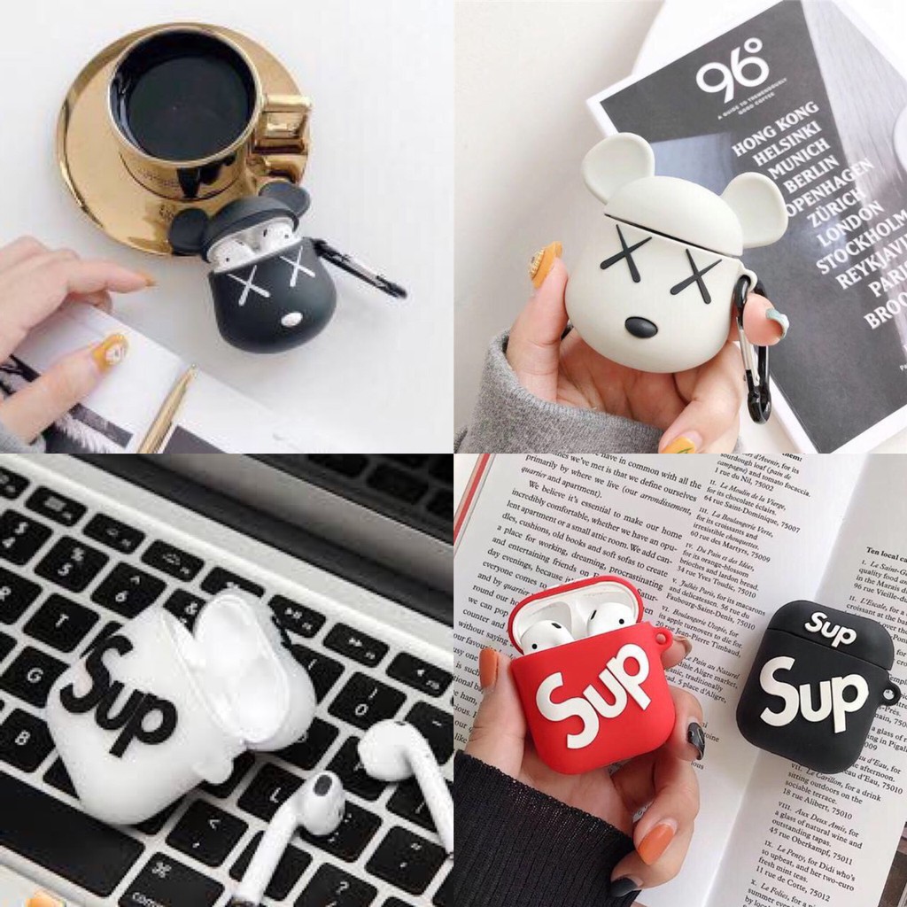 Vỏ Ốp Case airpod airpods 1/2 bảo vệ bao đựng tai nghe không dây bluetooth i12/i9/i7/tws chống va đập [BT]