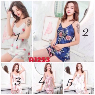 Bộ ngủ lụa hai dây chất đẹp mát lạnh ạ