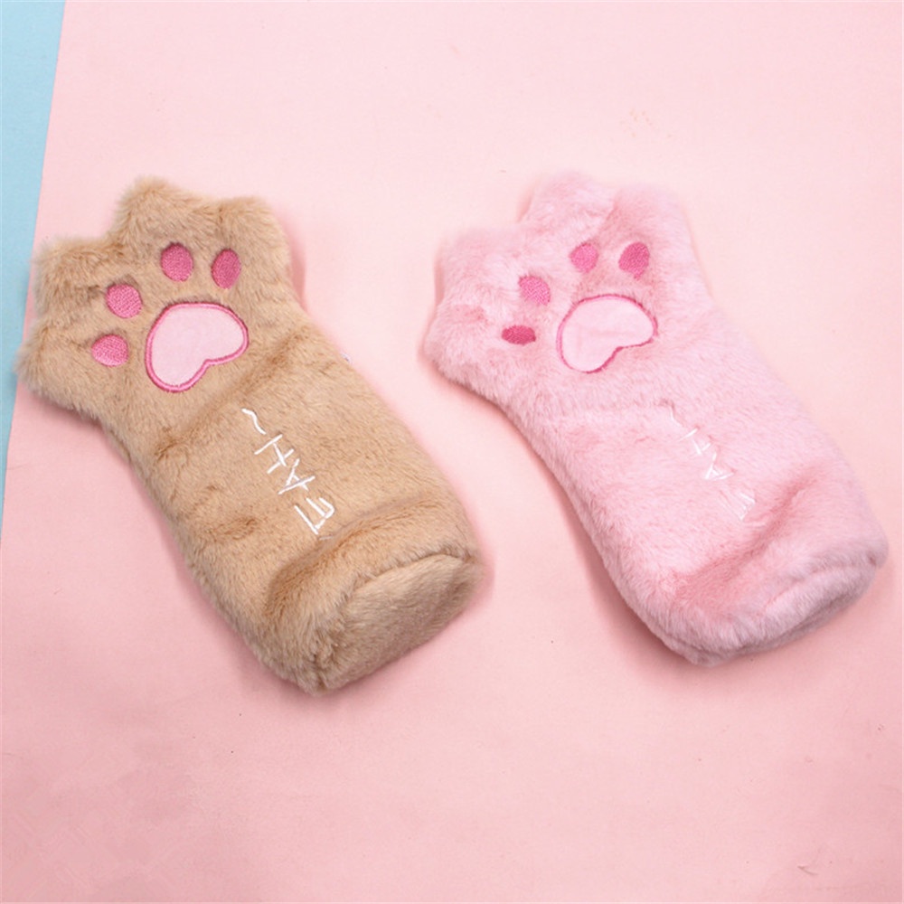 Túi Đựng Bút Hình Bàn Chân Mèo Dễ Thương Sức Chứa Lớn Phong Cách Hàn Quốc Dành Cho Học Sinh