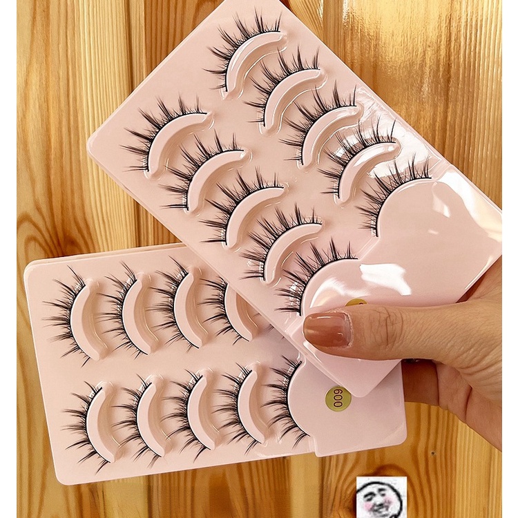 [Hàng Mới Về] 5 Cặp Lông Mi Giả 3D Hình Truyện Tranh Công Chúa Quỷ Nhỏ Siêu Tự Nhiên【gửi tặng keo】