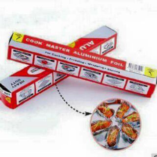 Màng bọc giấy bạc  nướng cá gà cực chất