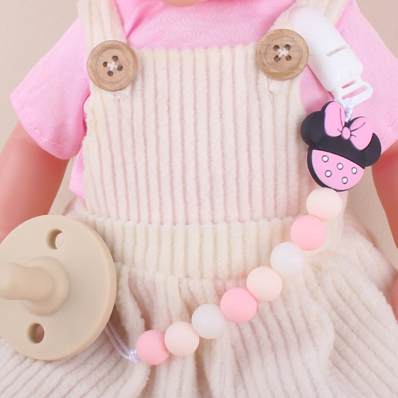 1 Đồ Chơi Hạt Silicon Hoạt Hình Không BPA Làm Vòng Ngậm Mọc Răng Cho Bé Sơ Sinh