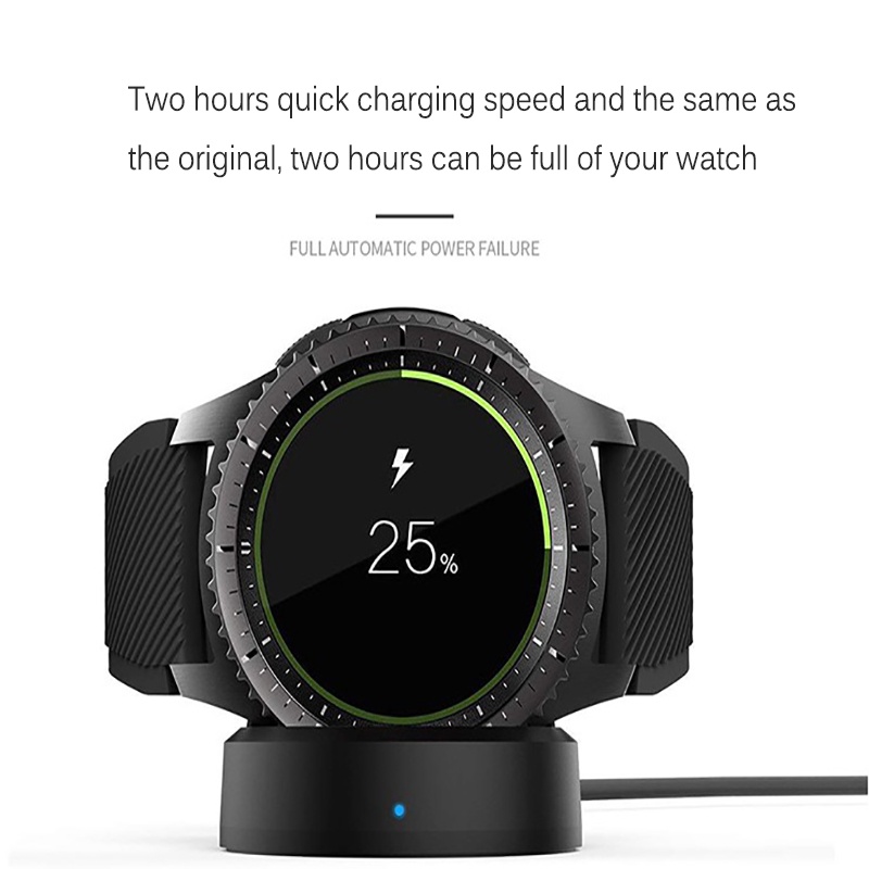 Đế sạc không dây cho đồng hồ thông minh Samsung Galaxy Watch 42/46 mm Galaxy Smart Watch Gear S2 S3 Ticwatch
