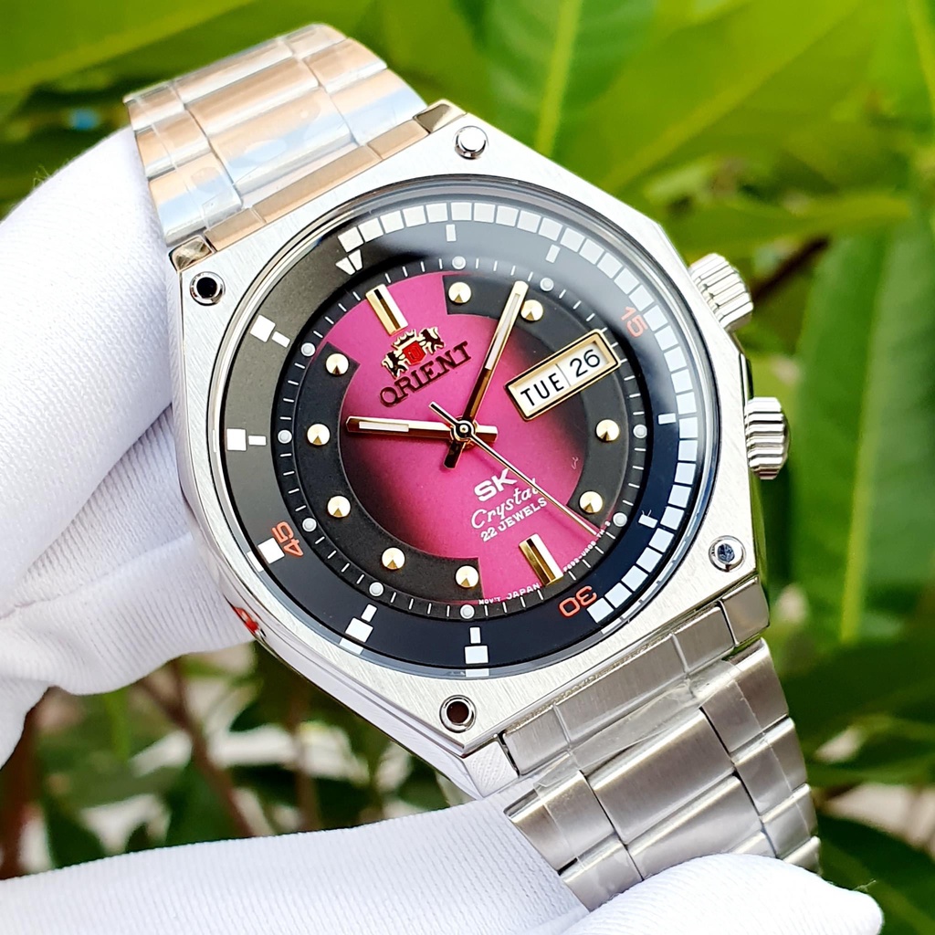 Đồng hồ nam dây thép Orient Automatic SK 2019