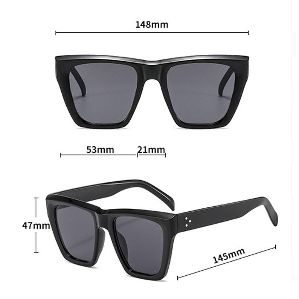 QQMALL Kính Mát Tròng Lục Giác Nhiều Màu Sắc Chống Tia UV400