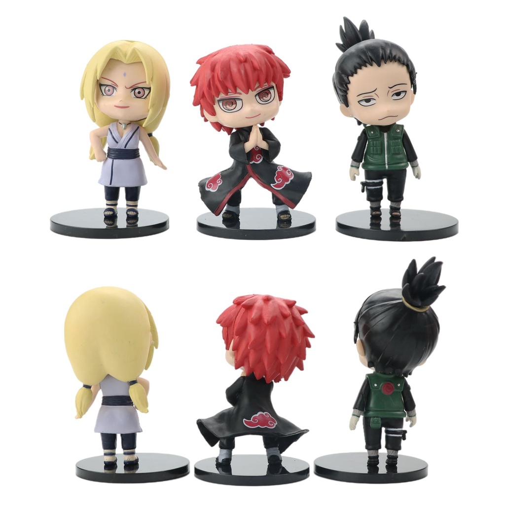 Mô hình để bàn 6 nhân vật Naruto phong cách ChiBi cao 11cm - NTR04B